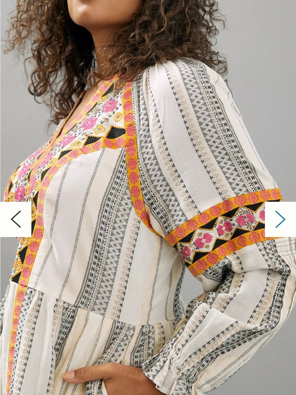 Anthropologie | Lottie Embroidered Dress Size Medium HTF - Picture 11 of 15